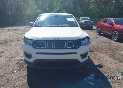 2018 Jeep Compass Sport Fwd из США, поврежденный, VIN 3C4NJCAB1JT263297